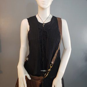 Walter Baker Black Sleeveless Top